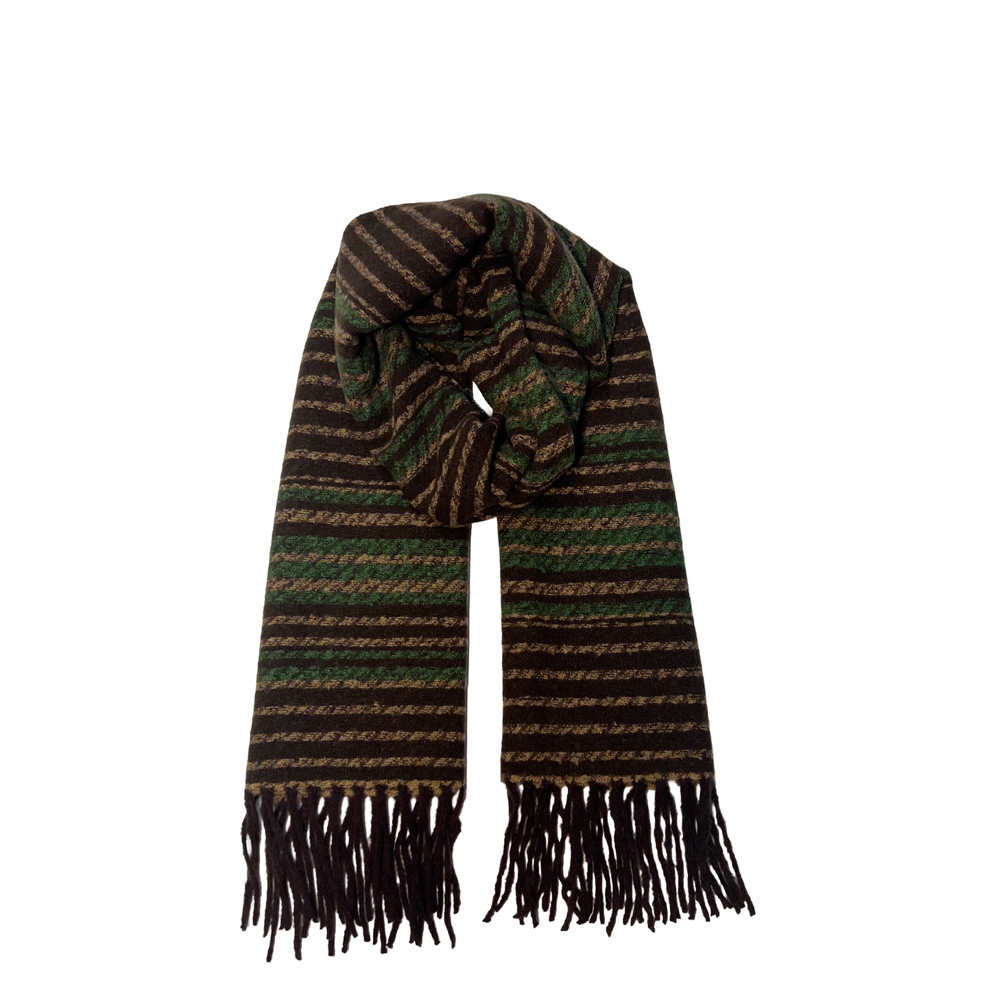 Brown & Green Scarf - Fox Hunt