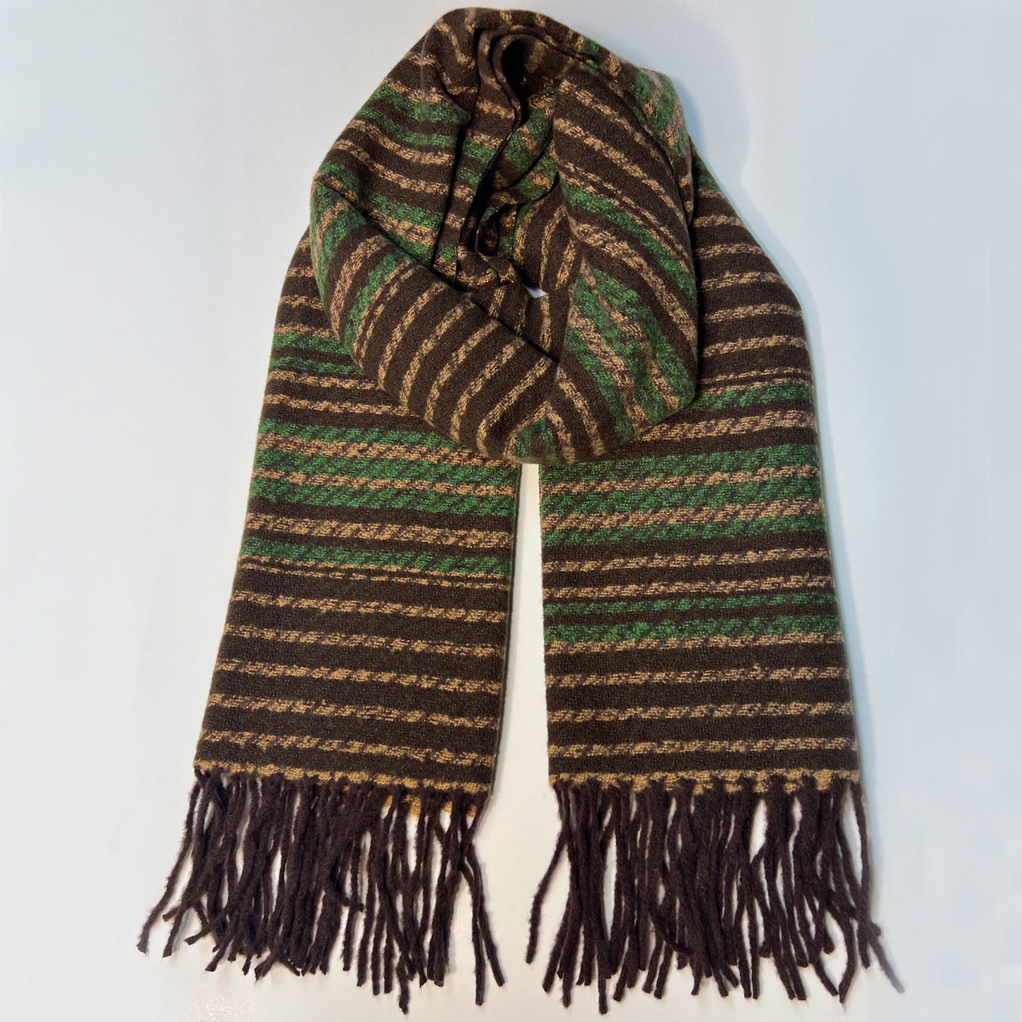 Brown & Green Scarf - Fox Hunt